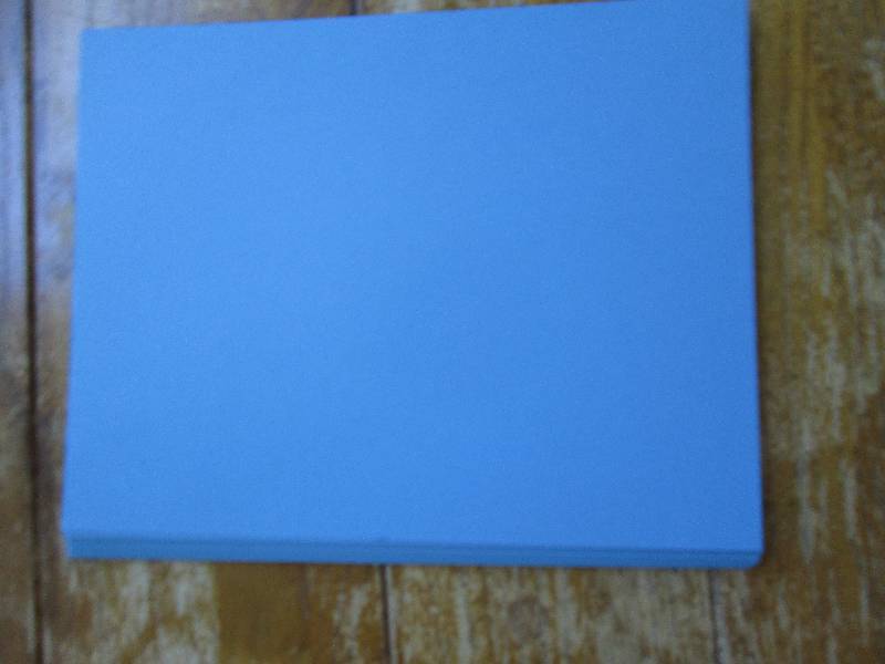 lot of baby blue scrapbook paper ...
