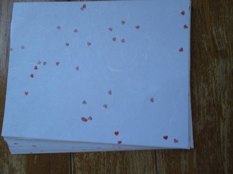 lot of double sided red and white w...