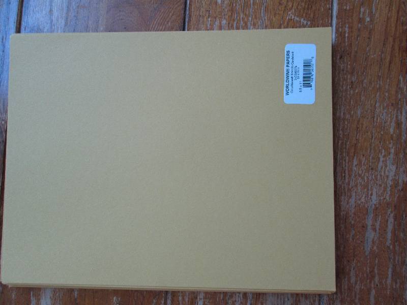 lot of soild gold cardstock ...