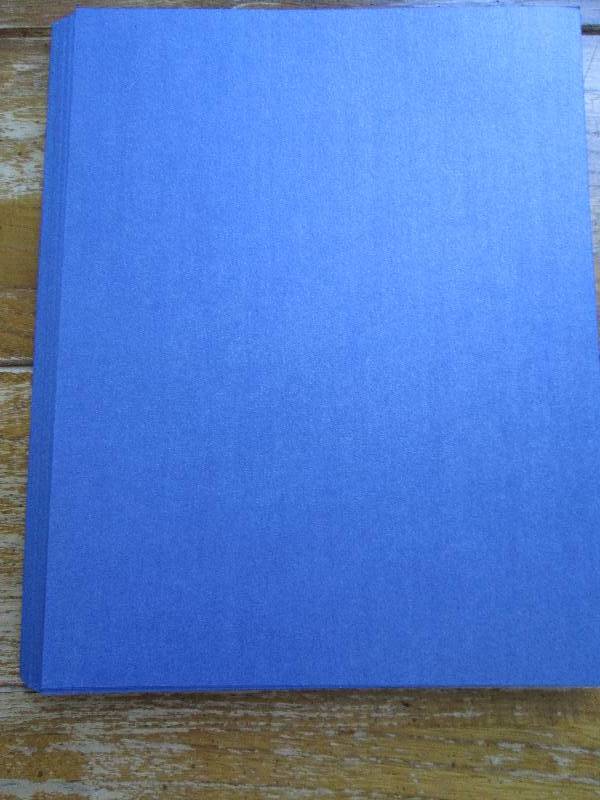 lot of steel blue shimmer scrapbook...