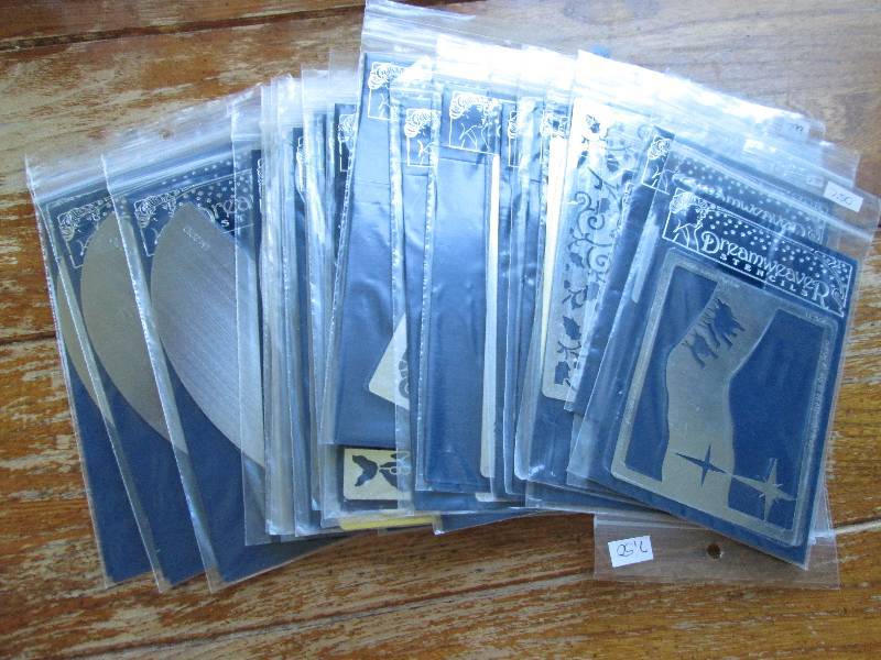 large lot ofdreamweaver stencils ...