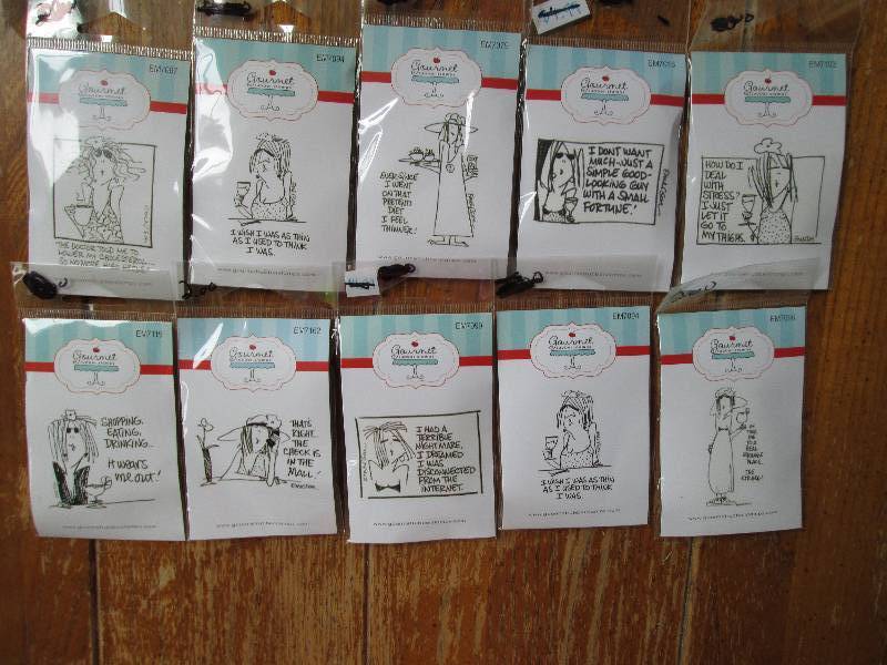 gourmet rubber stamps with person a...