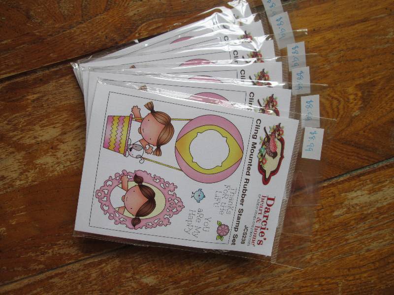 lot of 6 darcies heart and home art...