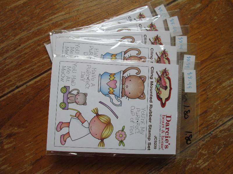 lot of 5 darcies heart and home art...