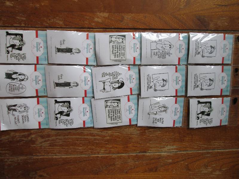 lot of 15 gourmet rubber stamps wit...