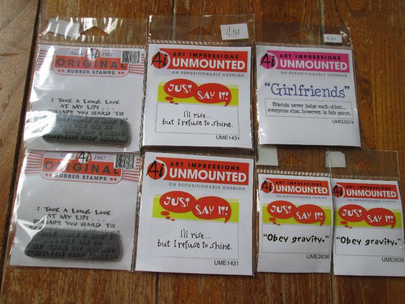 lot of 7 since Ai 1987 original rub...