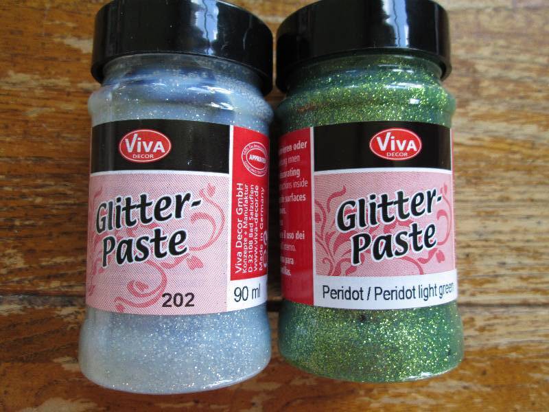 lot of 2 Vivz dcor glitter paste ...