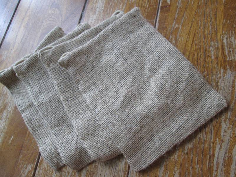 lot of 4 brown draw-string purses ...