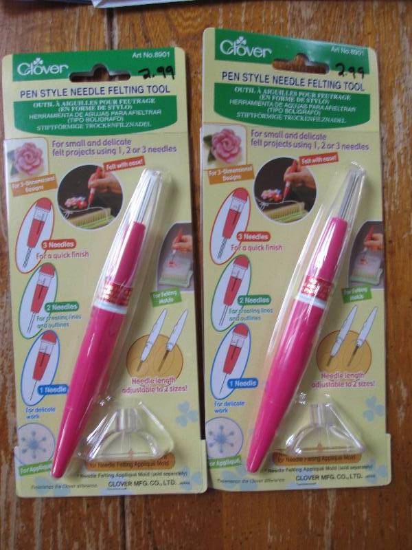 lot of 2 clover pen style needle fe...