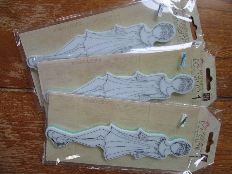 lot of 3 julie nutting mixed media ...