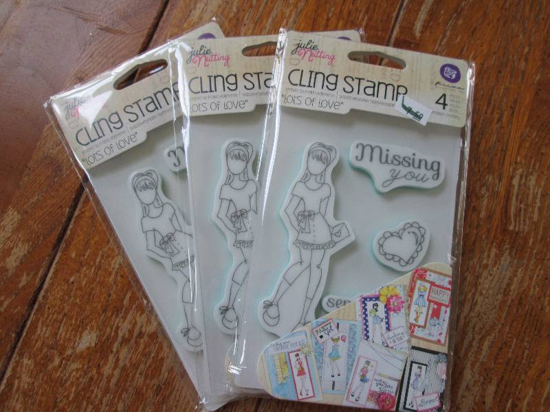 lot of 3 julie nutting cling stamp ...