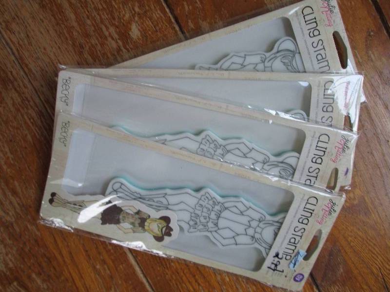 lot of 4 julie nuttling cling stamp...