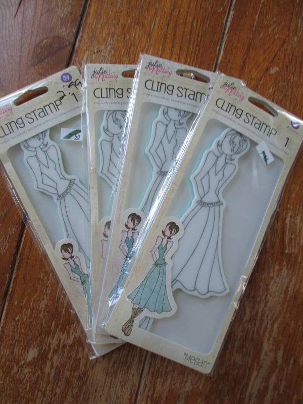 lot of 4 julie nuttling cling stamp...