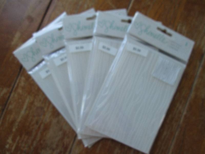lot of 5 shimelle embossing folder ...
