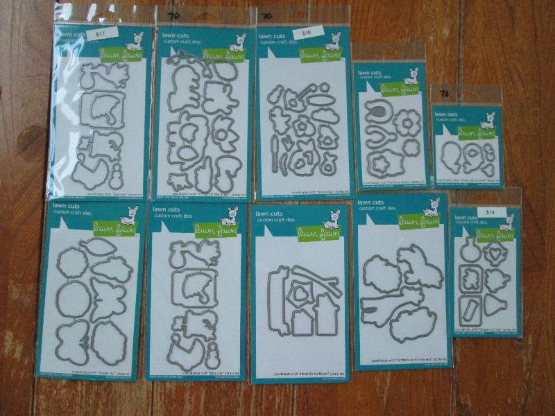 lot of 10 lawn cuts custom craft di...