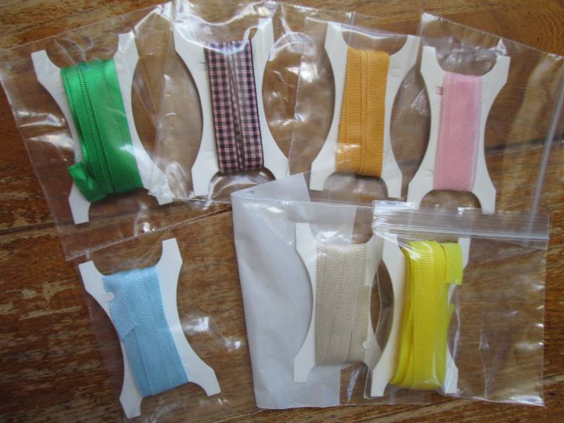 lot of 7 ribbon spools ...