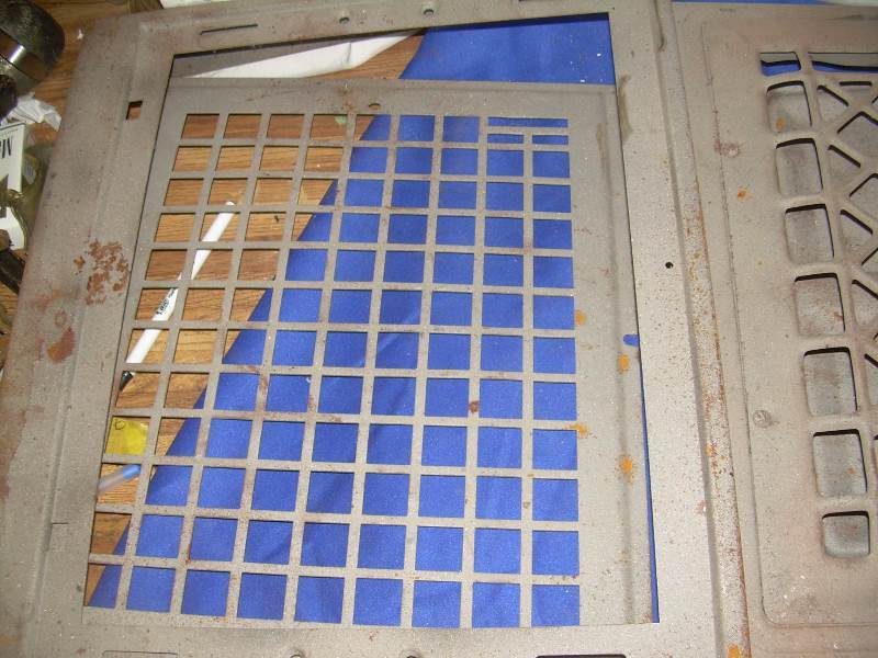 2 vintage metal vent covers