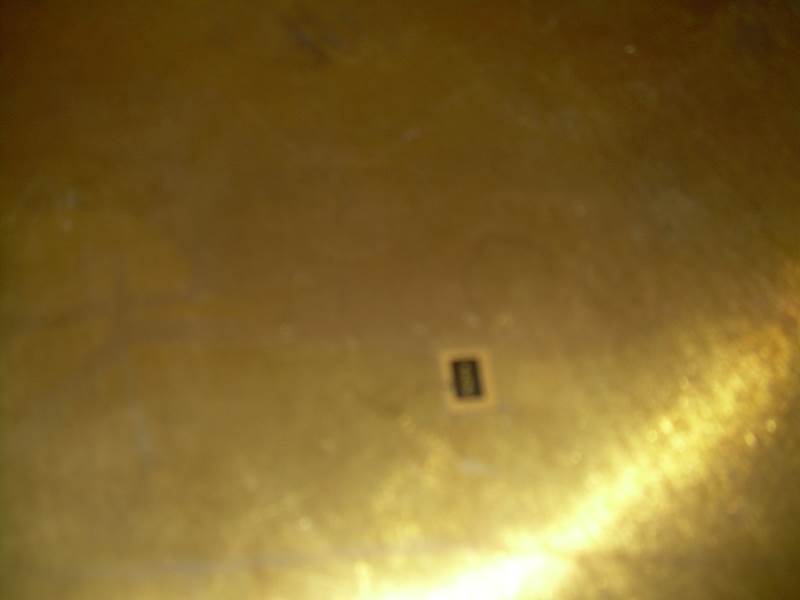 vintage metal tray