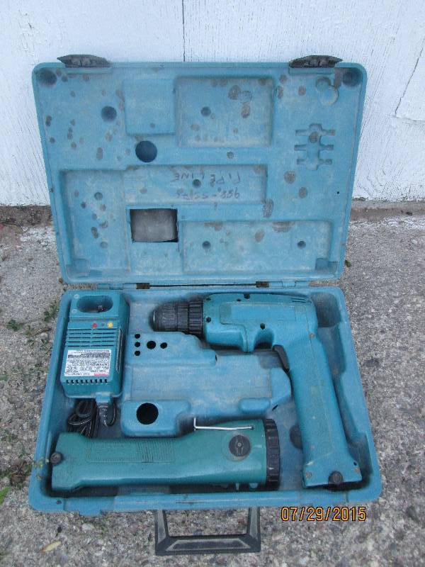 Makita Drill, Flashlight, Charger...