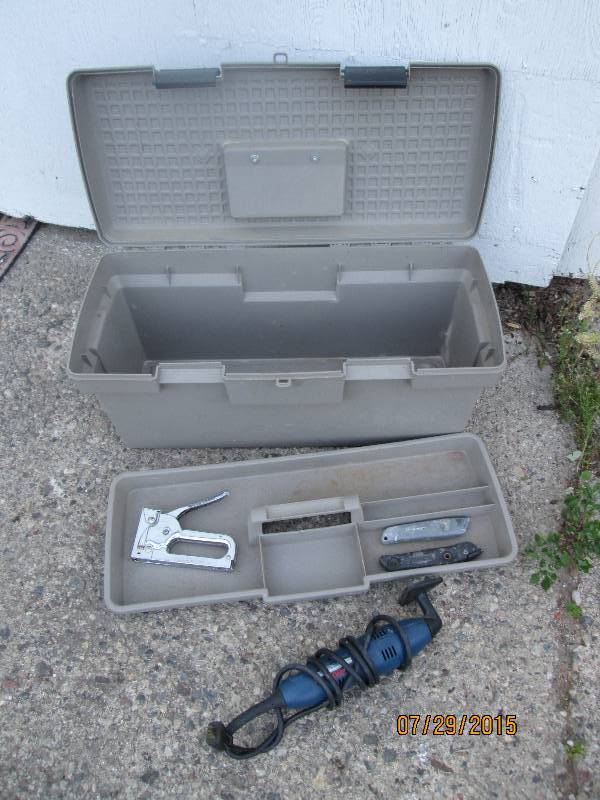 Tools box with tools