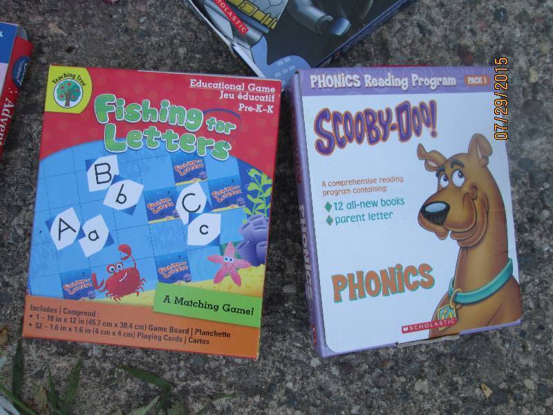 Kids learning books...