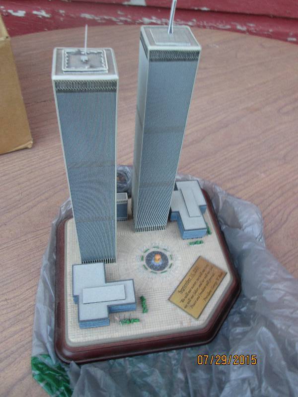Danbury Mint twin towers...