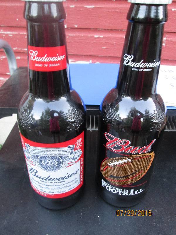 Bud light bottles...