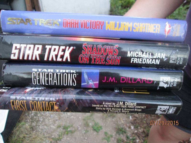 4 Star Trek books...