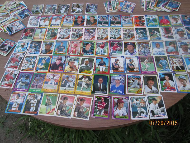 200  baseball cards...