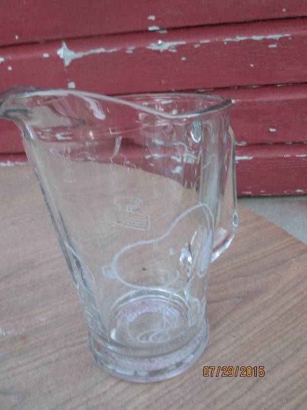Snoopy pitcher...