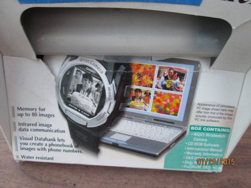 Casio camera watch...