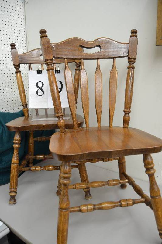 lot 89 image: Two chairs