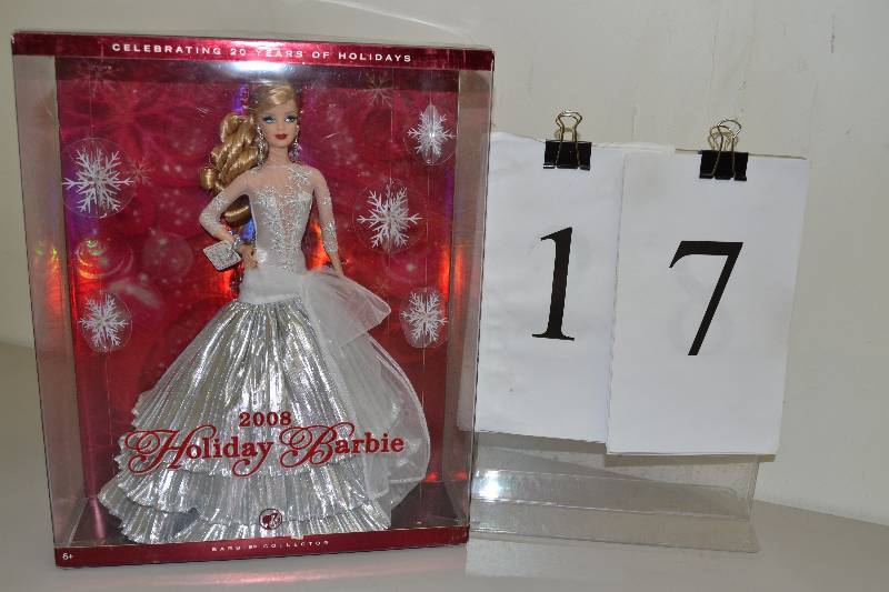 lot 17 image: 2008 Holiday Barbie