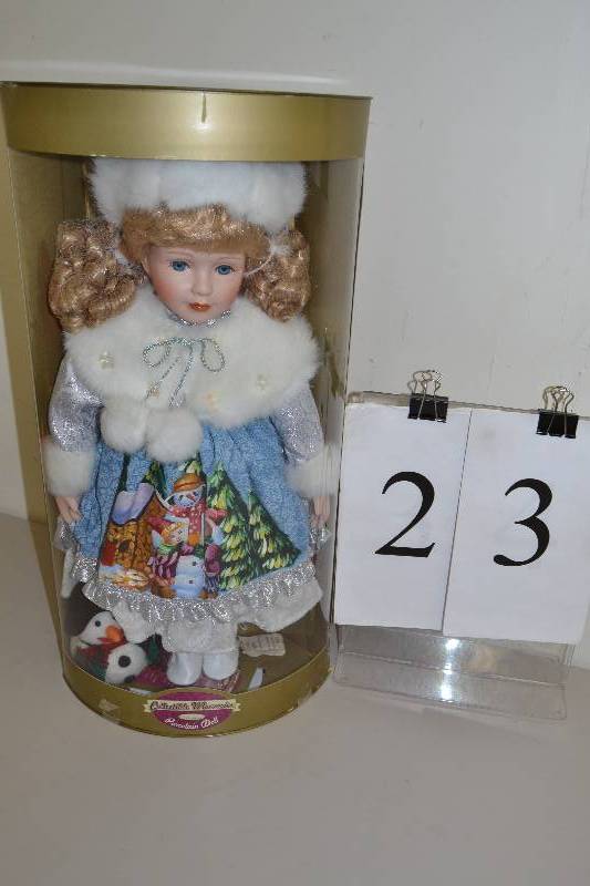 lot 23 image: Genuine Porcelain Doll