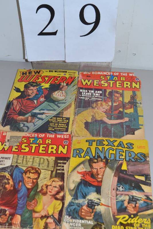 lot 29 image: Vintage Western Magazines