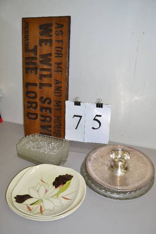 lot 75 image: Vintage dishes