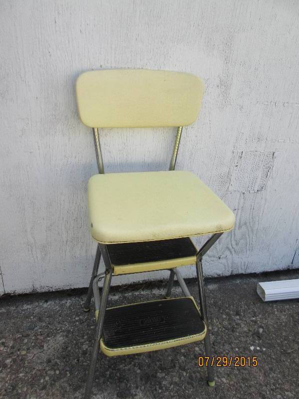 Vintage folding step stool...