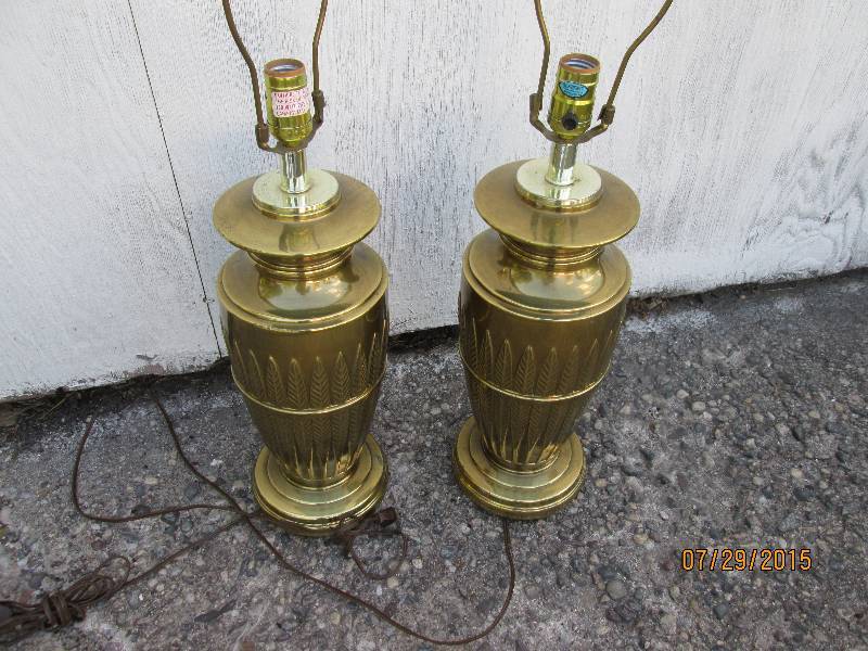 Pair of table lamps...