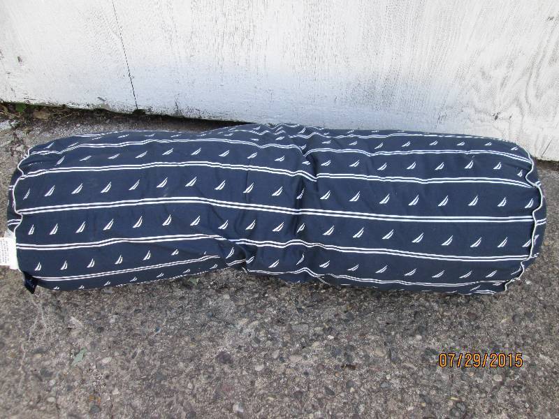 Nautica round pillow...