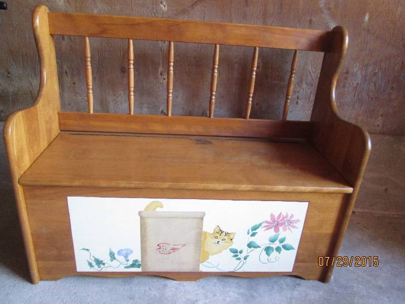 Deacons Bench with a cat looking o...