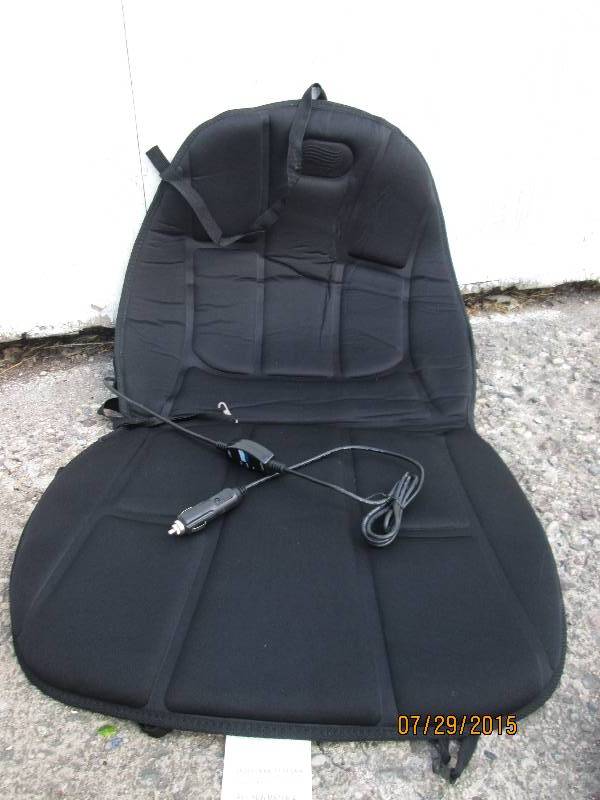 Heated seat pad that plugs into car...