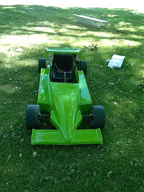 AWESOME INDY STYLE RACING GO CART-FRESH PAINT AND VERY FAST