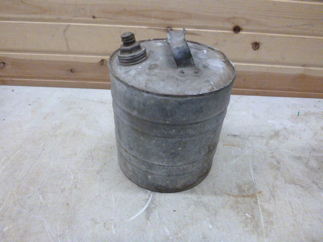 Vintage Galvanized Can