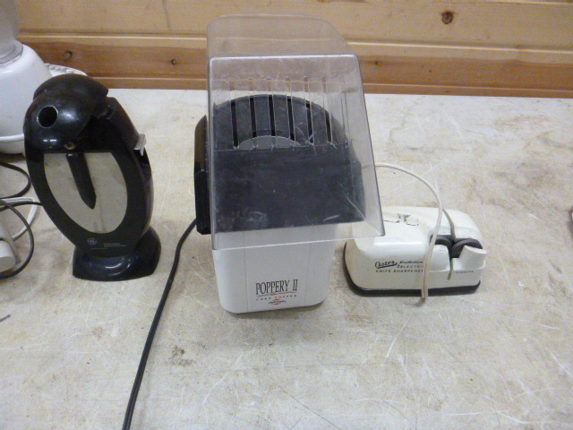 Popcorn Popper, Can Opener and Knife Sharpener