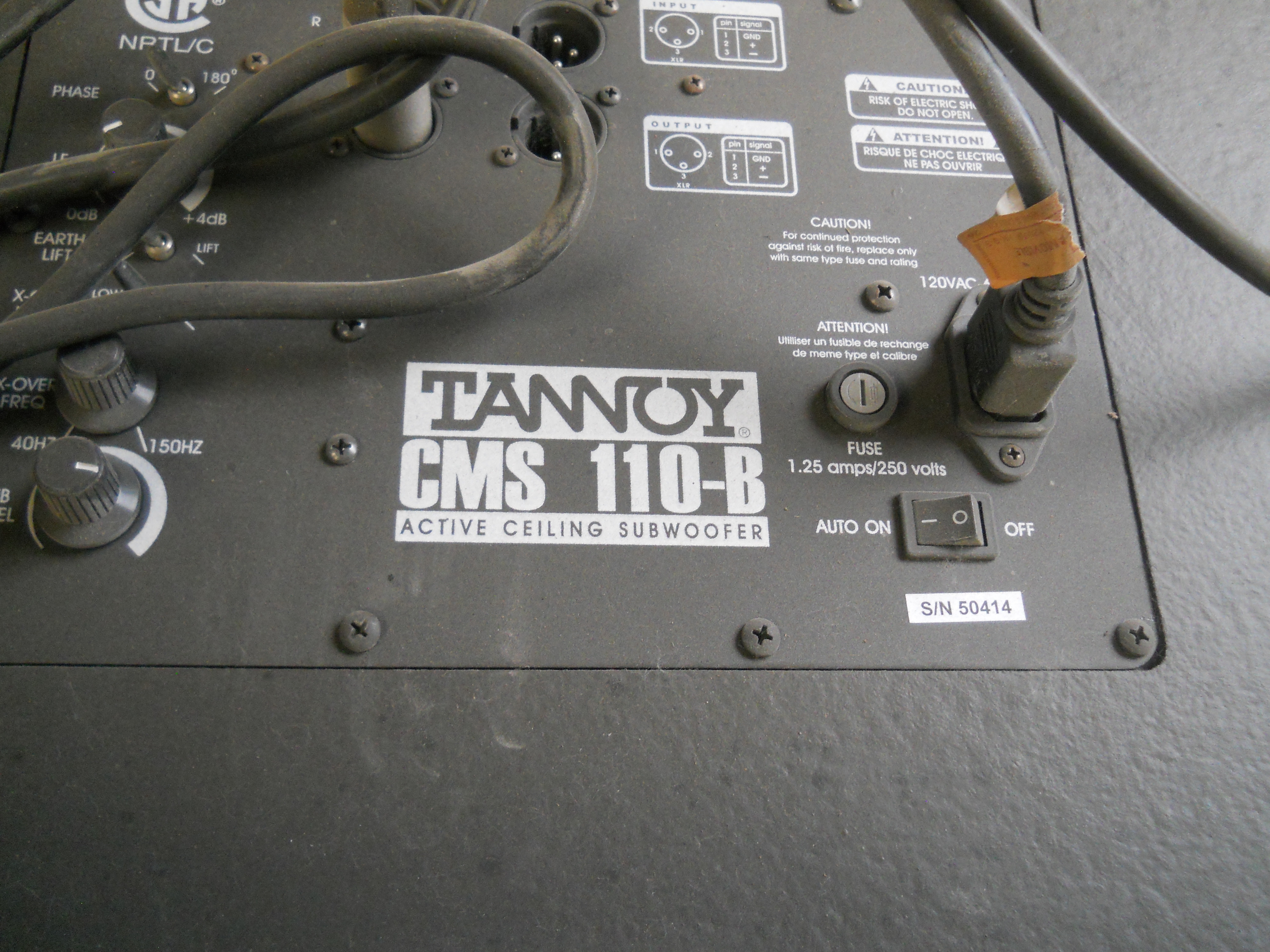 Tannoy Ceiling Subwoofer