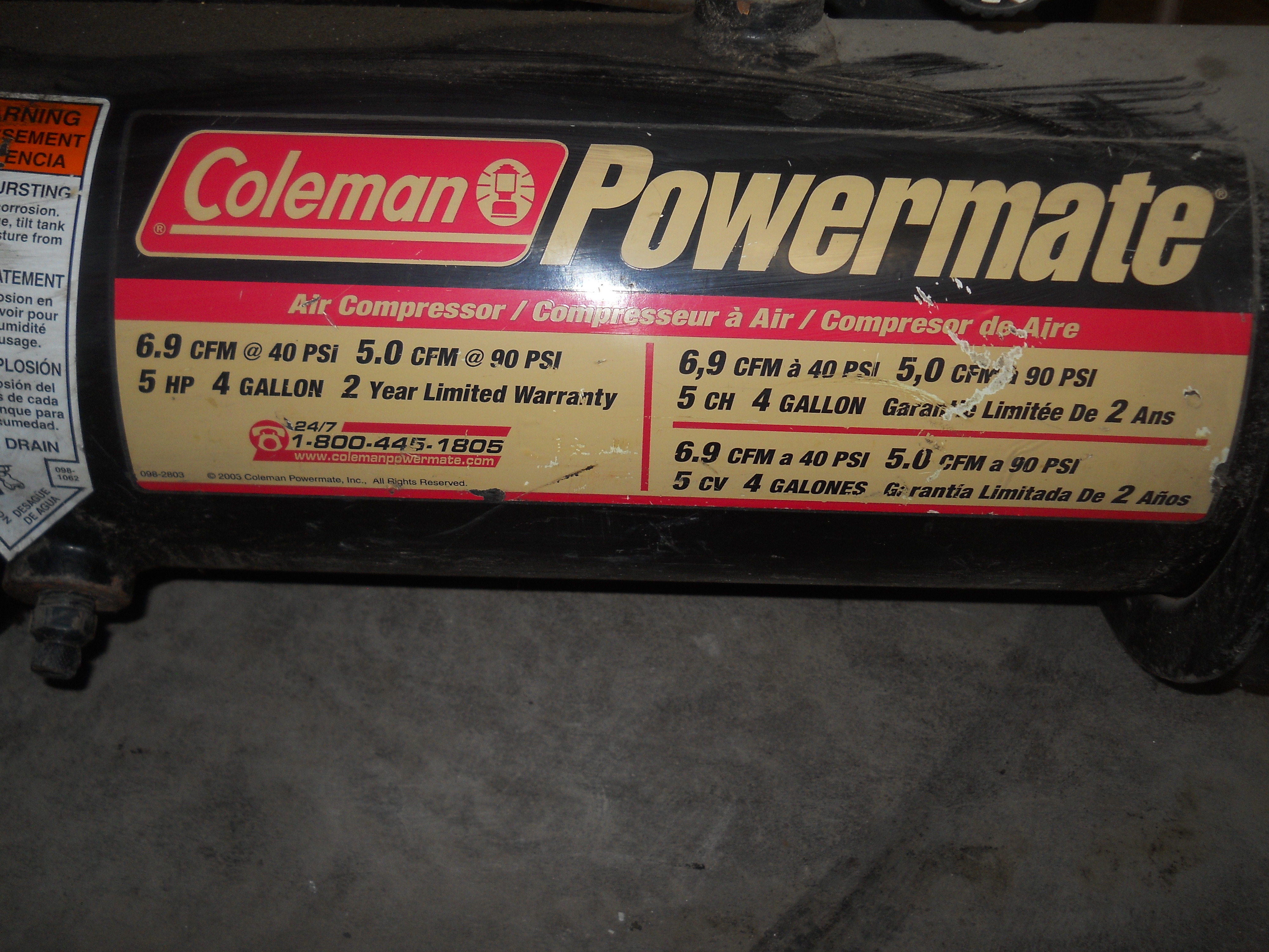 Coleman Air Compressor