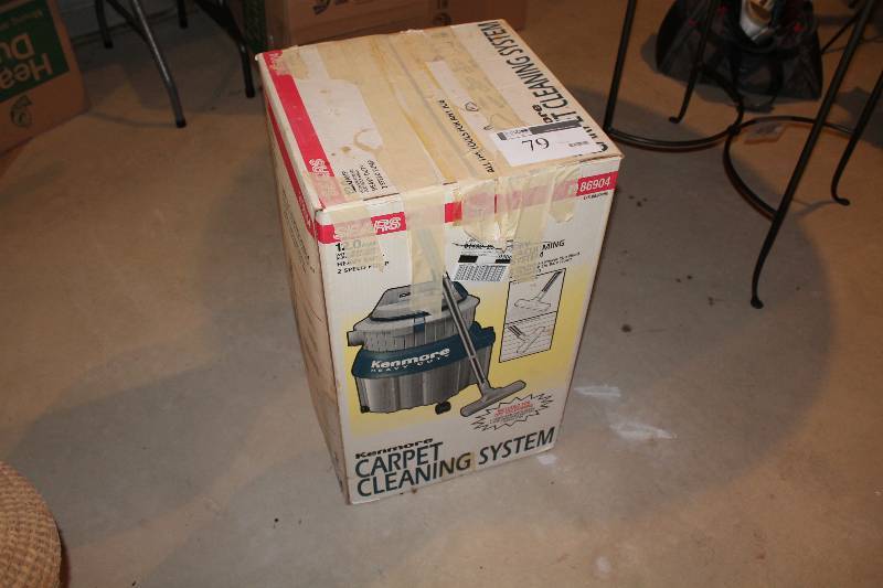 lot 79 image: Sears Carpet Cleaning System 12.0A Heavy Duty 2 Speed Pump wSpraymate Scrubber Head.