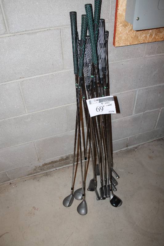 lot 69 image: Golf Club Lot Including Steel Irons (9) Woods Drivers (4).