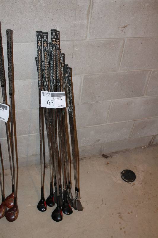 lot 65 image: Golf Club Lot Including Steel Irons (10) Woods Drivers (4).