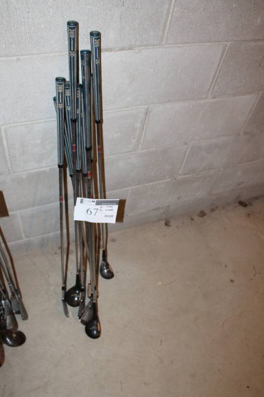 lot 67 image: Golf Club Lot Including Steel Irons (6) Woods Drivers (3).